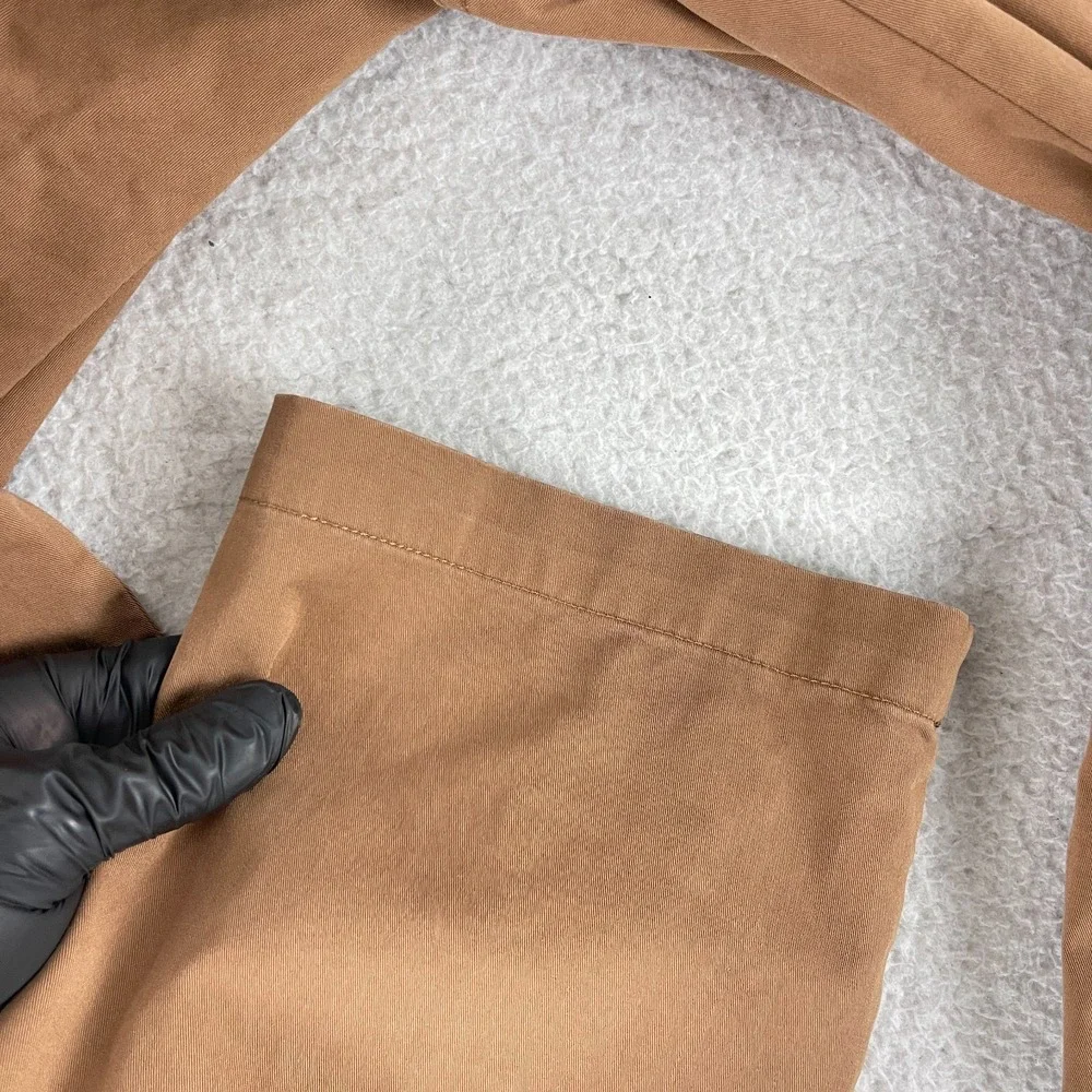Bridge & Burn Brown Organic Cotton Chino Pants Mens Straight Leg Casual Size 32R